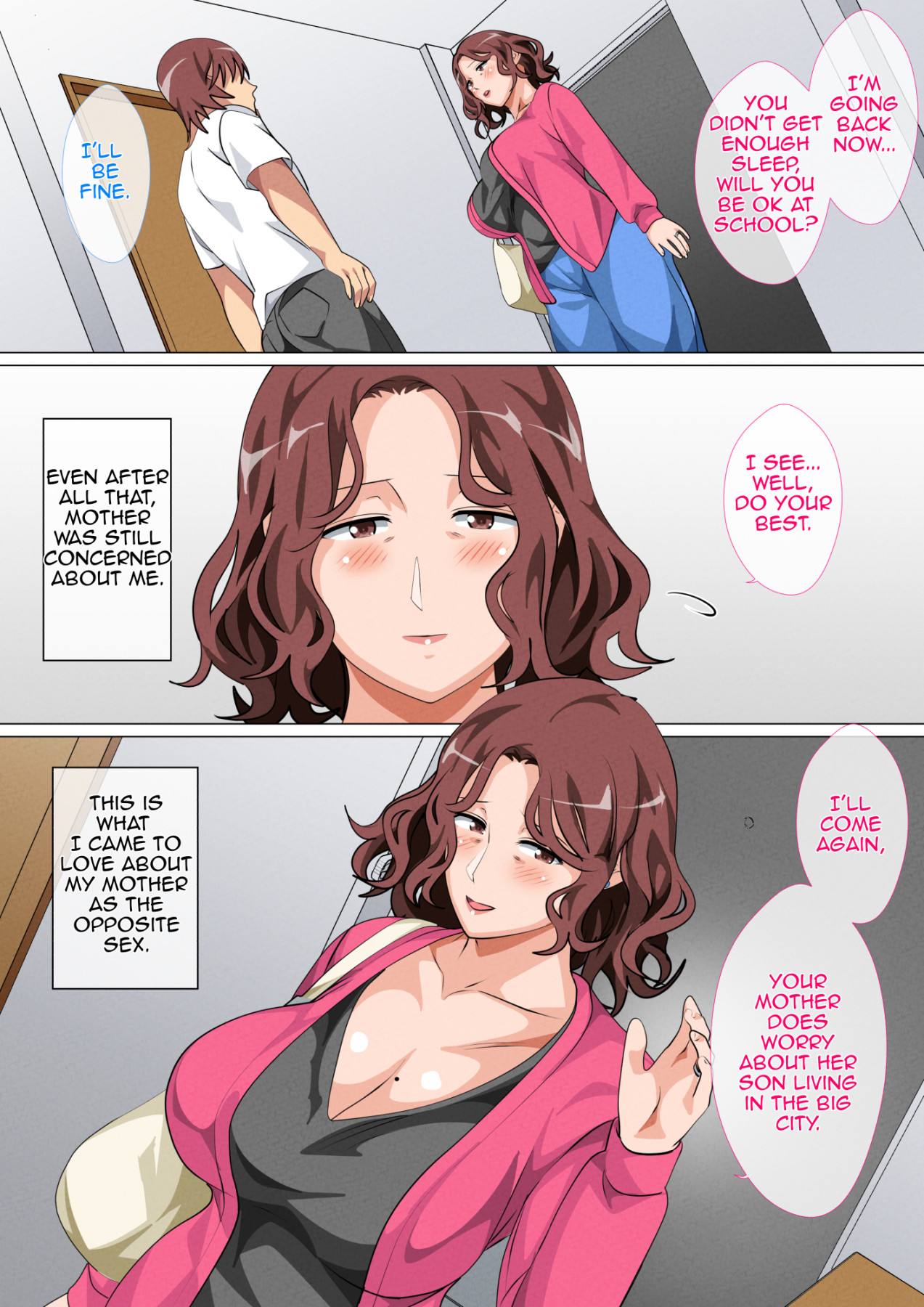 Hentai Manga Comic-Mother Visiting Her Son in Tokyo-Read-35